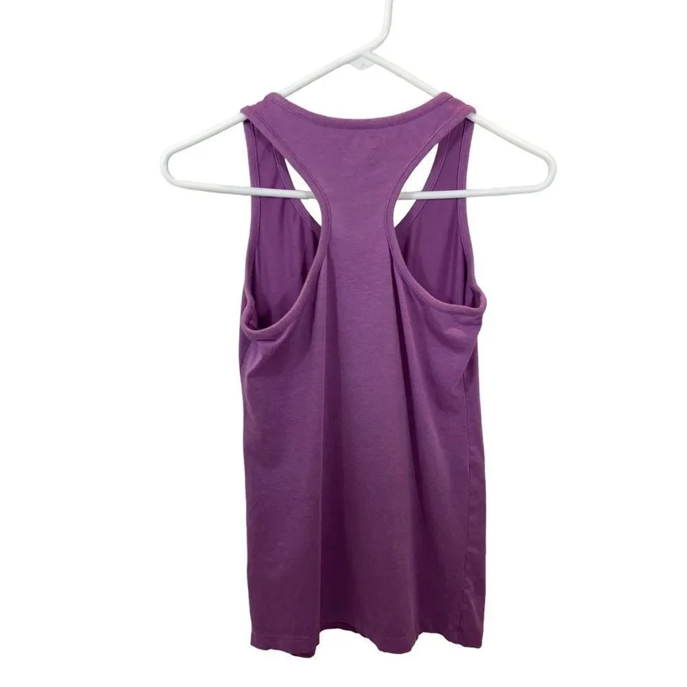 Ladies Nike Purple Pink Racer Back Tank Top Slim‎ Fit Size Small